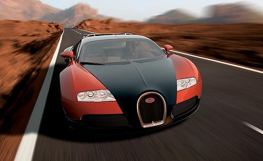 Một chiếc Bugatti Veyron thật có giá lên tới 1 triệu bảng